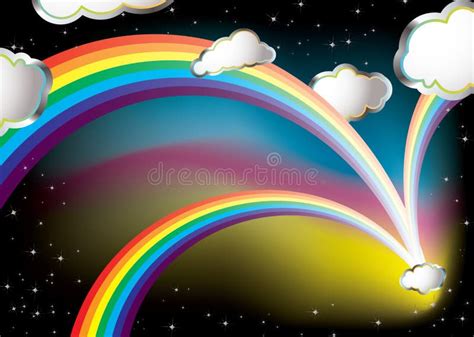 Rainbow Dream Stock Vector Illustration Of Light Landscape 5787918