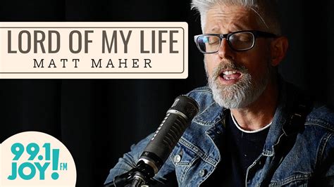 MATT MAHER - Lord of My Life (Acoustic Session) - JOY FM - JOY FM