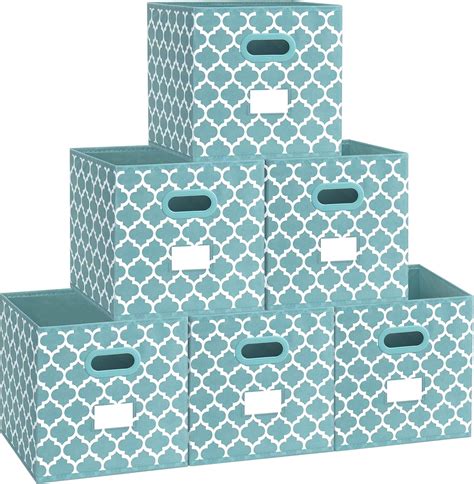 Amazon.com - Homyfort Cube Storage Organizer Bins 11x11 - Fabric