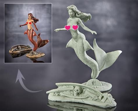 Erotic Resin Model Kit Figurine To Paint Tabletop Miniatures Etsy