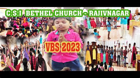 Tamil Christian Childrens Vbs Dance Csi Bethel Church