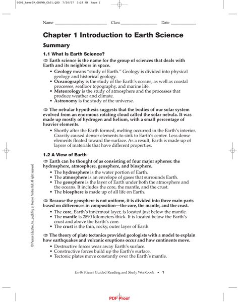 Mathematics form 1 topical revision questions and answers (18) practise with these elaborate topic by topic mathematics questions with their marking schemes. Pearson Education Earth Science Answer Key - The Earth ...