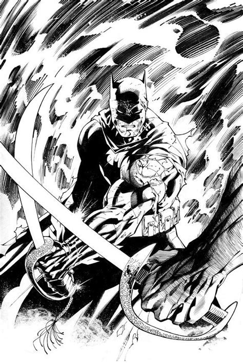 Batman Vs Ras Al Ghul Inks By Scott Williams By Digital Inkz On Deviantart