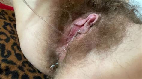 Wet Hairy Pussy Clit