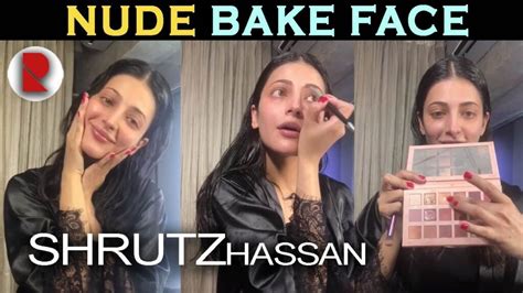Shruti Hassans Nude Bake Face Video Tutorial Is A Must See During Lockdown