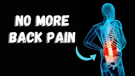 Fix Your Back Pain Permanently Stretches For Back Pain Youtube