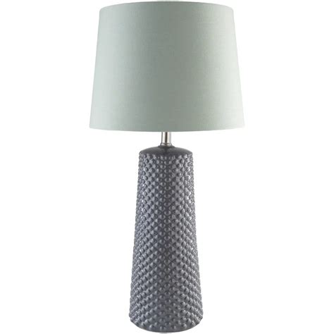 Surya Wesley Was146 Tbl Grey Coastal Table Lamp Corner Furniture