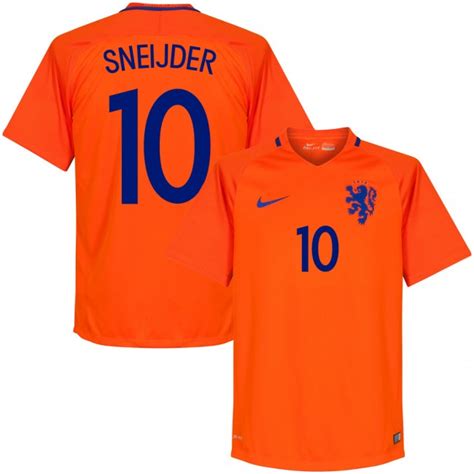 Onderaan zit de nike authentic tag. Nederlands Elftal thuis shirt Sneijder 2016-2017 - Voetbalshirts.com