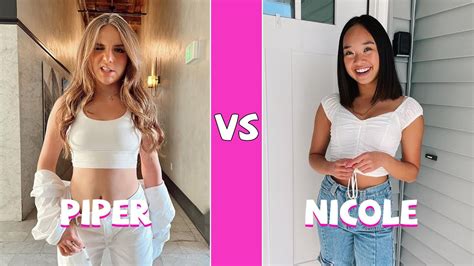 Piper Rockelle Vs Nicole Laeno Tiktok Dances Compilation November 2021