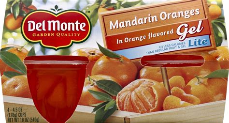 Mandarin Oranges In Orange Gel Del Monte 4 X 45 Oz Delivery