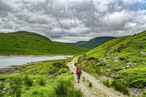 Hillwalker Hills Scottish Landscape Inspiring Travel Scotland