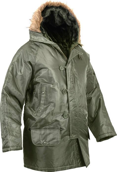 Sage Green N 3b Snorkel Parka Jacket N3b Winter Military Tactical Army