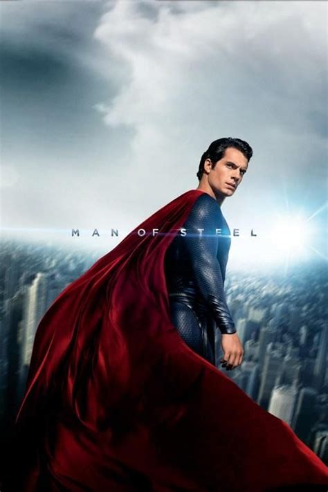 A Stoic Superman In New Man Of Steel Promotional Image Superman Man