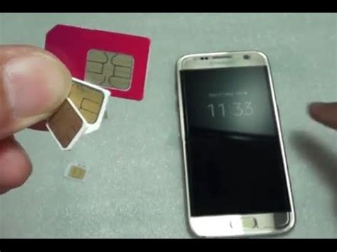 Maybe you would like to learn more about one of these? Samsung Galaxy S7: How to Cut a SIM Card Down To Nano SIM For Immediate Use - YouTube
