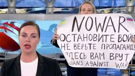 Marina Ovsyannikova Woman Fined By Russian Court Over Anti War Protest Ctv News