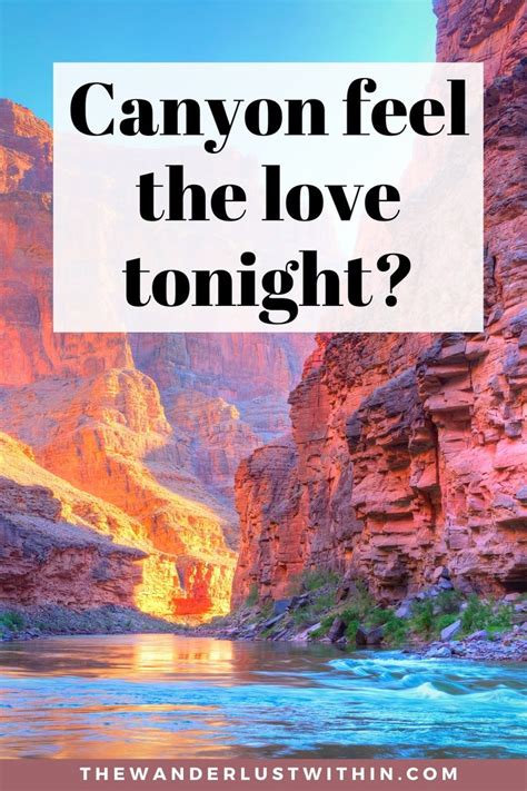 Canyon With Text That Reads Can You Feel The Love Tonight And An Image
