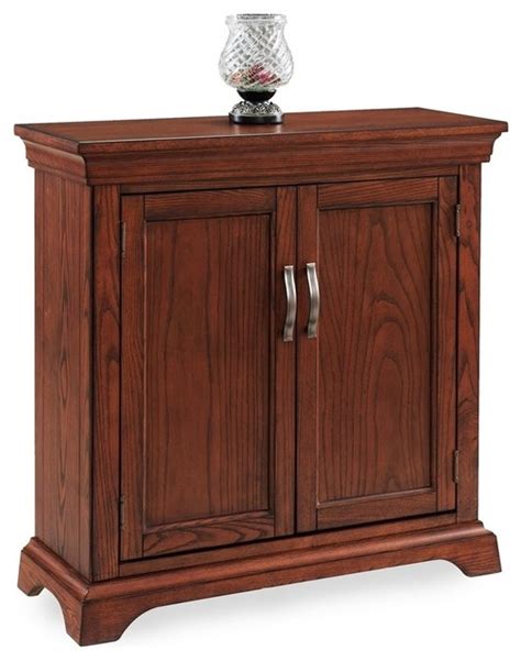 Traditional Foyer Cabinet With Adjustable Shelf Traditional Accent