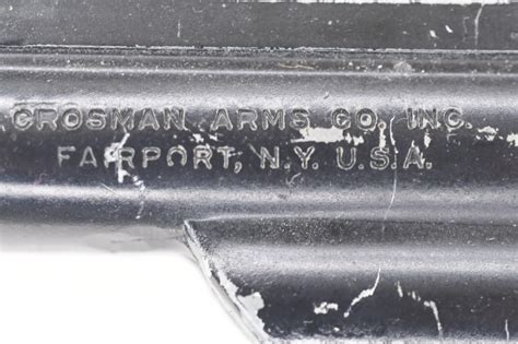 Sold Price Vintage Crosman 38t Revolver 22 Cal Air Pistol Invalid