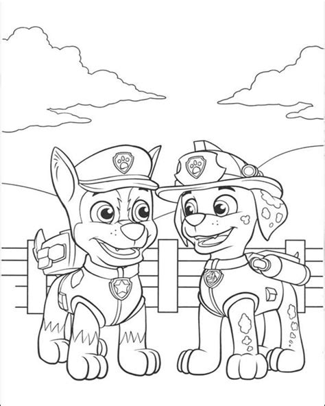 This set of free coloring sheets includes ryder, marshall, rubble, chase, rocky, zuma, skye and everest. Happy Birthday Paw Patrol Coloring Pages Sharli Coloring Pages