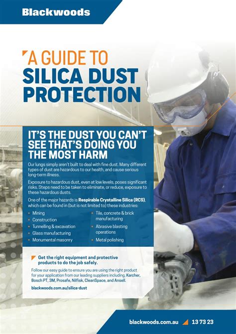 A Guide To Silica Dust Protection By Blackwoods Issuu