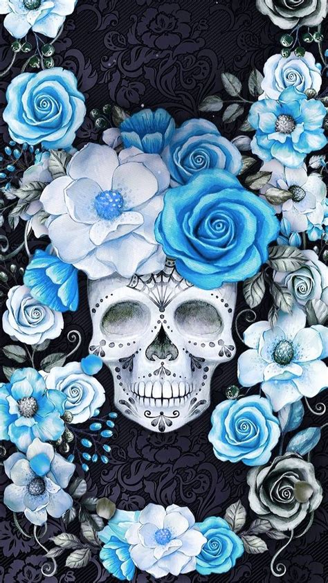 Download Blue Skulls Wallpaper By Jadekat 3f Free On Zedge Now