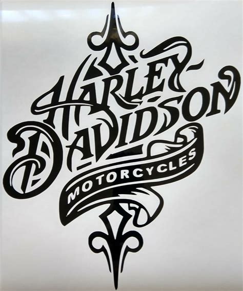 Vinyl Decal Harley Davidson Sticker Car Window Bumper Motorcycle Wall
