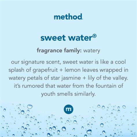 Method Sweet Water Gel Hand Soap Refill 340 Fl Oz Kroger