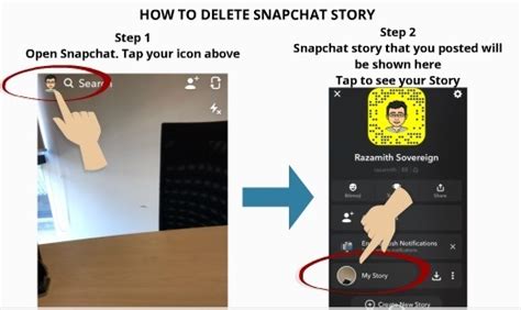 how to delete a snapchat story 5 simple steps my media social