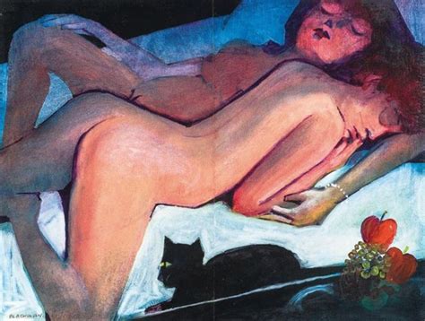 Facebook Has BANNED This Raunchy Painting Of Two Nude Lesbian Lovers By