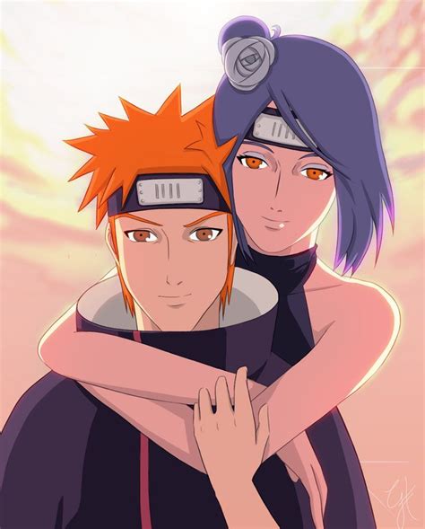 Yahiko And Konan By Goldtale Konan Naruto Shippuden Sasuke Naruto