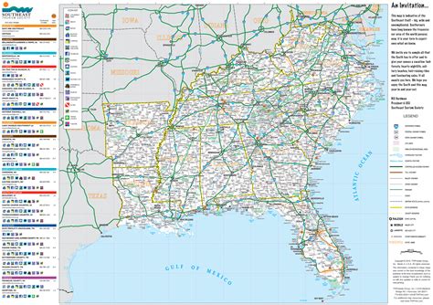 Us Road Map Map Of Us