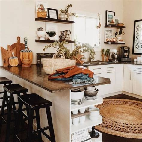 Adorable 25 Cozy Bohemian Kitchen Design Ideas For Your Kitchen