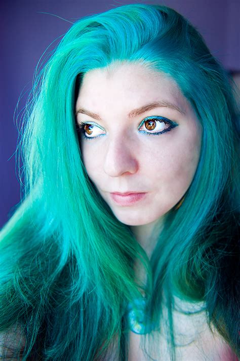 Rainbow Hair And Multi Colored Hair Manic Panic Dye Hard Lizzy Davis