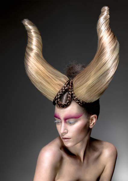 Avant Garde Horns Dramatic Hair Artistic Hair Hair Shows