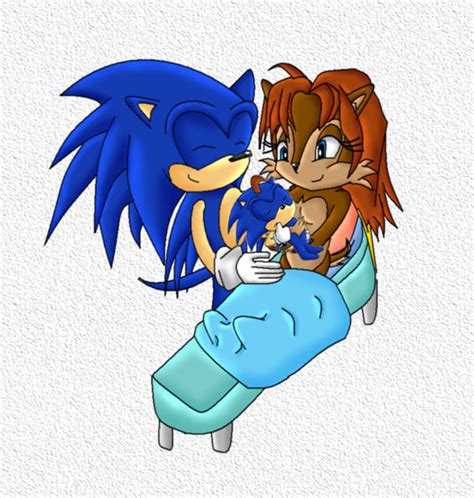 Sonic Sally And Their Son By Footman On Deviantart