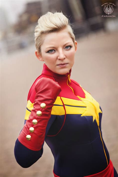 Photographer Mighty Captain Marvel Cosplay From London Comic Con
