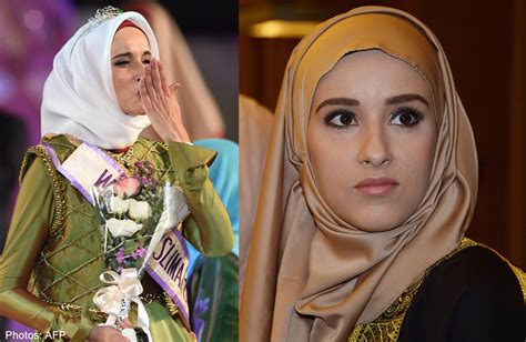 Tunisian Wins Muslim Beauty Pageant Calls For Free Palestine Women
