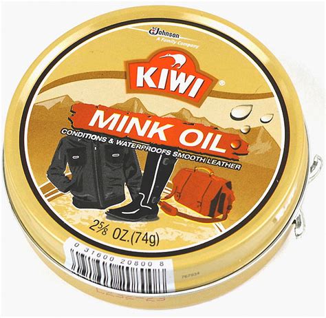 Kiwi Mink Oil Paste Waterproofer Protect Conditioner Leather