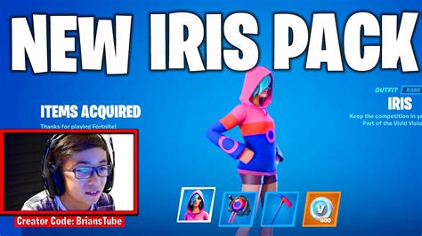The first fortnite crew pack will feature a skin for galaxia, the empress of the cosmos. the outfit will come with one additional style, a cosmic llamacorn pickaxe, and the fractured world back bling. FORTNITE - New IRIS Starter Pack + 600 VBucks! - YouTube