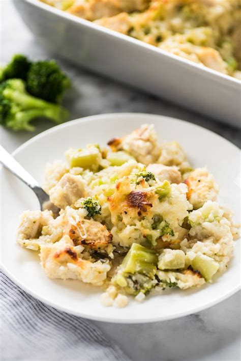 Chicken broccoli stir fry smothered with lots of homemade stir fry sauce! Broccoli Cauliflower Rice Chicken Casserole | Recipe ...