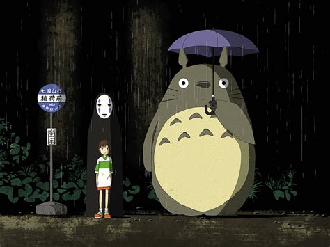 My Neighbor Totoro Wallpaper Bus Stop