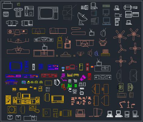 Computer And Printer Cad Blocks Free Cad Block And Autocad Drawing