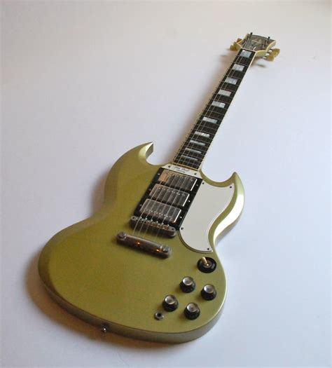 Gibson Les Paul Custom Sg Custom Shop 1999 Inverness Green Guitar For Sale Bass N Guitar