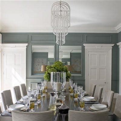 Hale navy was a favorite among several designers we queried, including leeann baker of leeann baker interiors , who noted that it seems to work. Blue and Gray Dining Room - Transitional - dining room ...