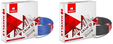 Havells Lifeline Cable WHFFDNKA12X5 2 5 Sq Mm Wire Black Havells