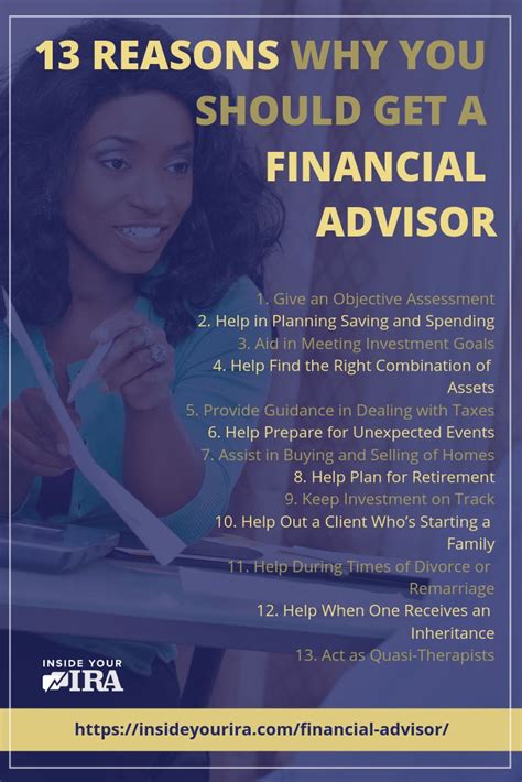 What to look for in a financial advisor. 13 Reasons Why You Should Get A Financial Advisor | Inside ...