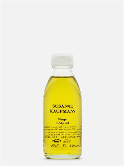 Ginger Body Oil Susanne Kaufmann Madison Perfumery