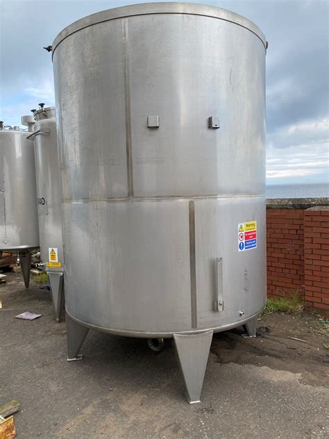 10000 Litre 316 Stainless Steel Tank Fort Pro Quip