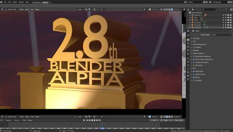 20th Century Fox Blender 28 Template 3d Model Animated Cgtrader