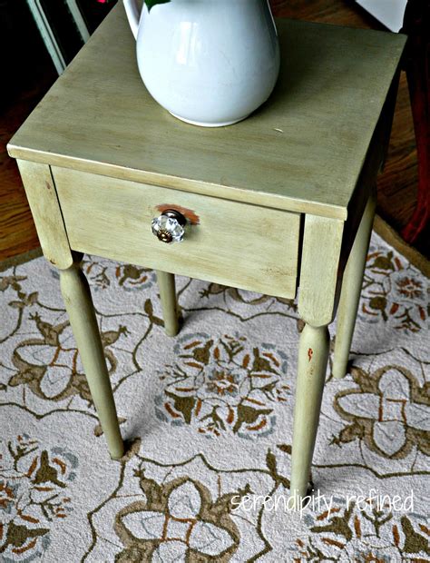 It's important to place these furnishings out of direct sunlight so the color and vibrancy of the painted finish remains fresh and crisp. Serendipity Refined Blog: Side Table Makeover {Painted ...